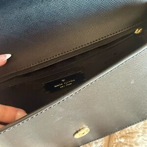 Kate Spade Staci Black Saffiano Crossbody Bag